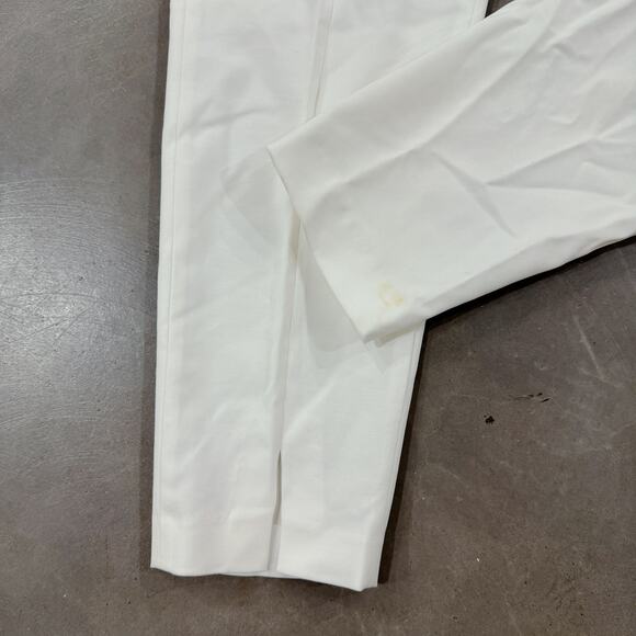 Vince Camuto Essentials Slim Leg Stretch Slit Ankle Pants Ivory Plus Sz 14W NWT - Picture 11 of 12